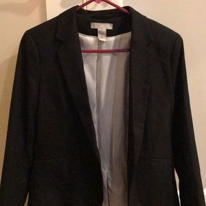 H&M Black suit blazer, used like new size 8